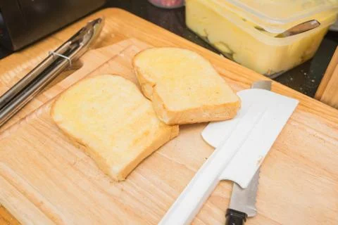 Hand made a bread Stock Photos
