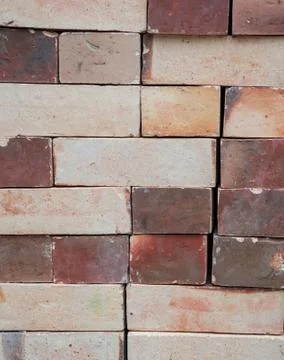 Hand made brick Stock Photos