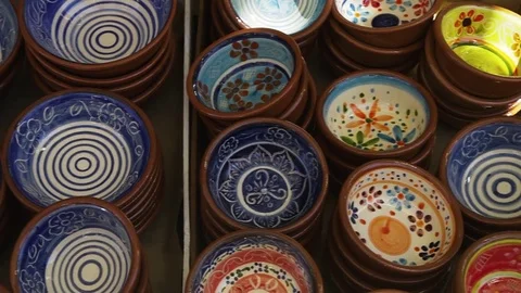 Hand Made Ceramics, Potter's Workshop, Stock Footage 82304559