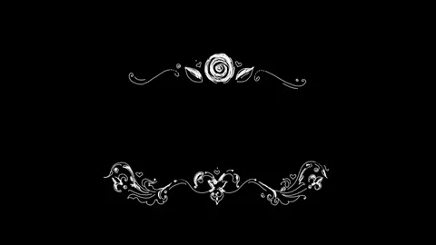 Hand-made Elements On Alpha Channel Video stock 73583633