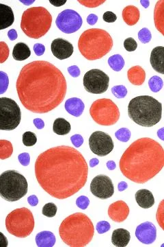 Hand Made Felt Tip Pen Doodle Scribble With Circles Dots and Swirls in Blac.. Stock Illustration