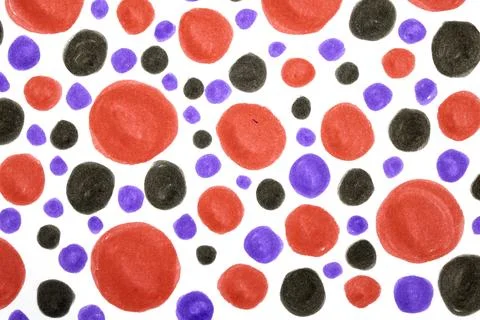 Hand Made Felt Tip Pen Doodle Scribble With Circles Dots and Swirls in Blac.. Stock Illustration