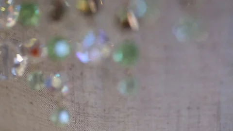 Hand made glass accessories Stock Footage 106183353