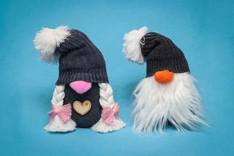 Hand made gnome Stock Photos