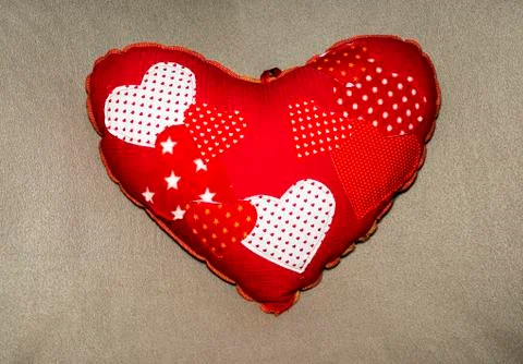 Hand made hart shape Foto stock