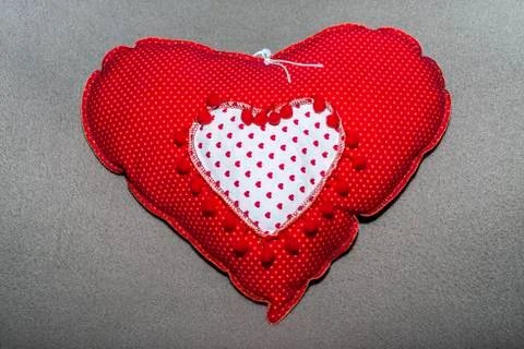 Hand made hart shape Foto stock
