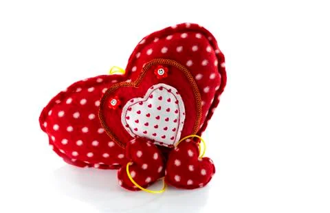 Hand made hart shape Foto stock