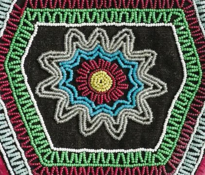 Hand Made Indian Bead Work Stock Photos