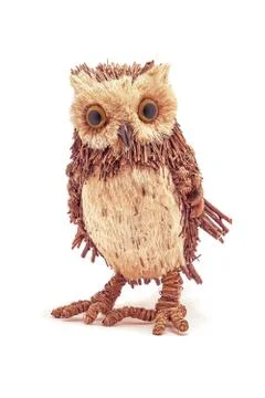 Hand made owl Stock Photos