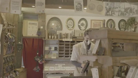 Hand made Paper - Shop Video stock 170160424