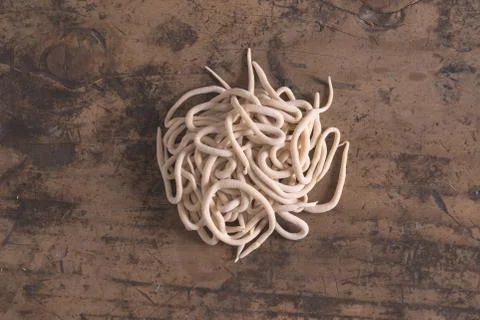 Hand made Pici Stock Photos