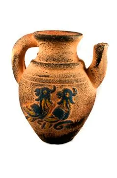 Hand made pitcher Stock Photos