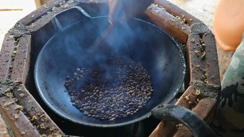 Hand made process coffee Stock Footage