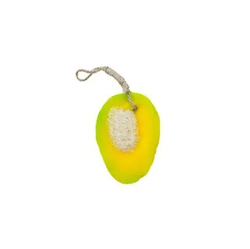 Hand made soap in the shape of tropic fruit carambola isolated on white backg Stock Photos