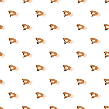Hand making a okay gesture pattern Stock Illustration