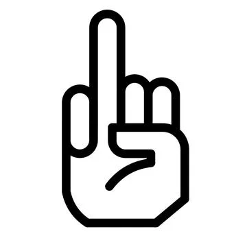 Hand making peace sign gesture with transparent background for graphic design Stock Illustration