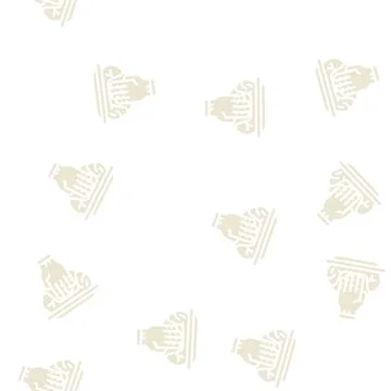 Hand making pot glyph vector seamless pattern Stock Illustration