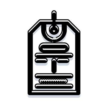 Hand making sushi using simple press tool icon Stock Illustration