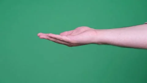 Hand of a man gesturing Stock Footage 278242406