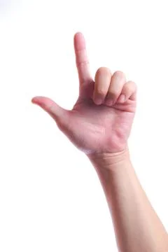 Hand of man isolated Stock Photos