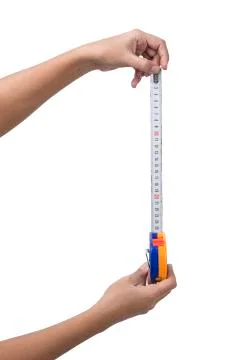 Hand With Measurement Stock Photos