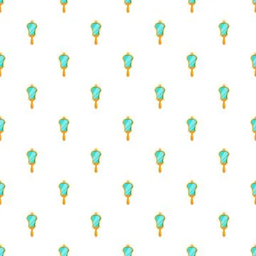 Hand mirror pattern creating vintage beauty accessory background 스톡 일러스트