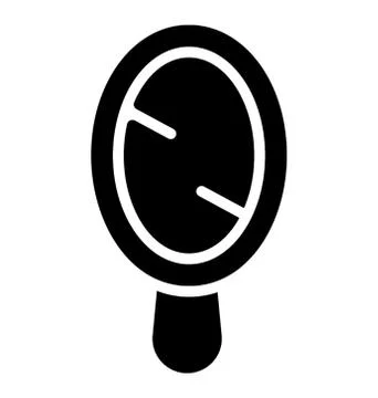 Hand Mirror Vector Stock Illustration