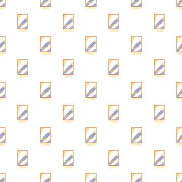 Hand mirrors abstract pattern repeating seamless background Stock Illustration