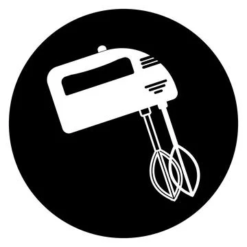 Hand mixer icon design. Stock Illustration
