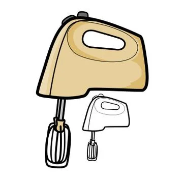 Hand Mixer Stock Illustration