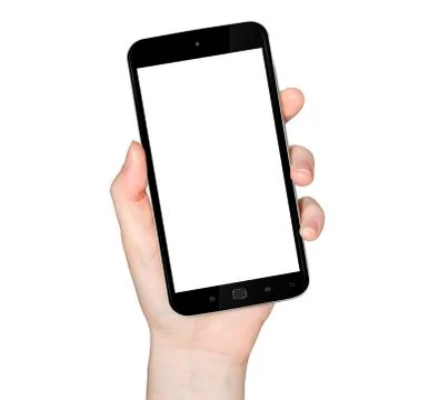 Hand with mobile phone 스톡 일러스트