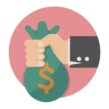 Hand with money , eps10 vector format Stock Illustration