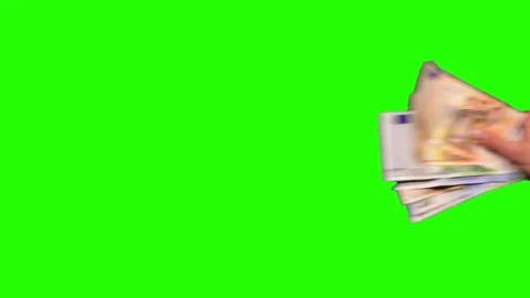 Hand with Money Video stock 74931490