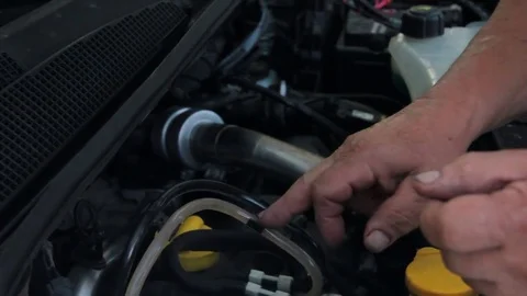 Hand motor car Stock Footage 79570634