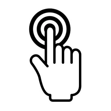 Hand mouse cursor icon Stockillustratie
