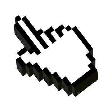 Hand mouse cursor icon Stockillustratie