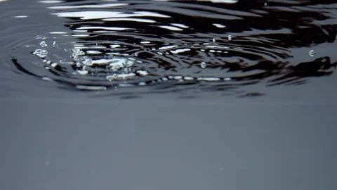 Hand movement under water, reflecting water surface Stock Footage 109560929
