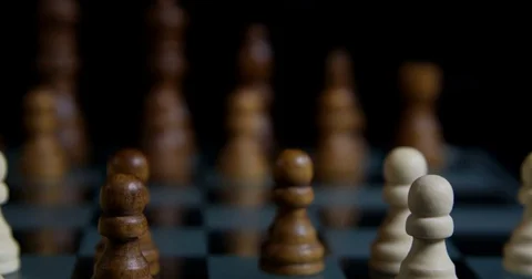 Hand Moving Chess Knight In A Chess Game 41 Stock Footage 84003627