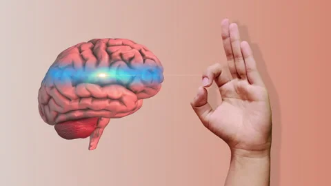Hand Mudra to Enhance Brain Function Stock Footage 301901274