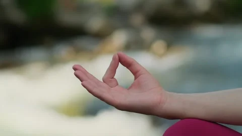 Hand mudra. Stock Footage 314242658