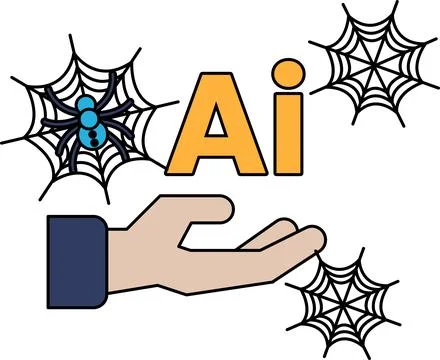 Hand offers digital creativity through artistic web design Stock Illustration