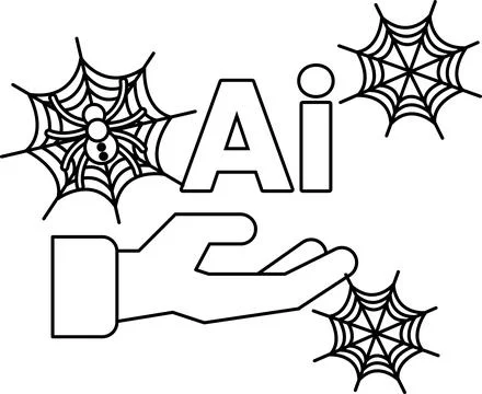 Hand offers digital creativity through artistic web design Stock Illustration