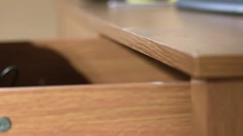 Hand opens drawer to look for items Stock Footage 274660279