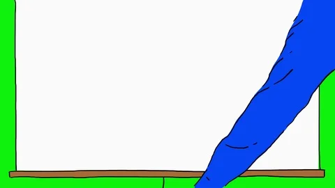 Hand Opens Presentation Animation Template Stock Footage 126578039