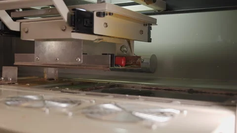 Hand operate dip welding machine - close up Video stock 139515542