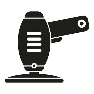Hand orbital sander power tool for carpentry work Stock Illustration