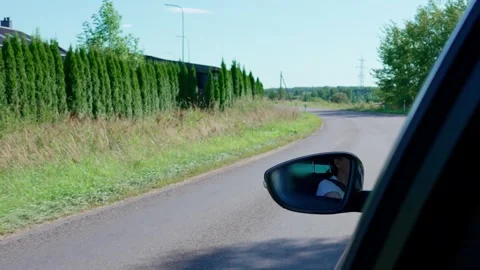 Hand out of a car window. Stock Footage 320711559