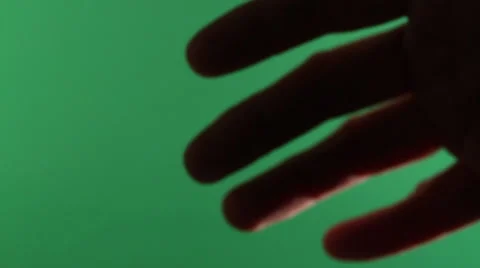 Hand over Green screen Stock Footage 51350015