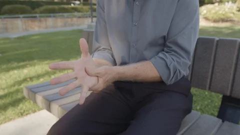 Hand pain Stock Footage 116757770