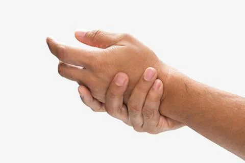 Hand pain. Stock Photos